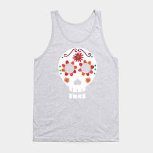 Dia de Los Muertos Verde Tank Top